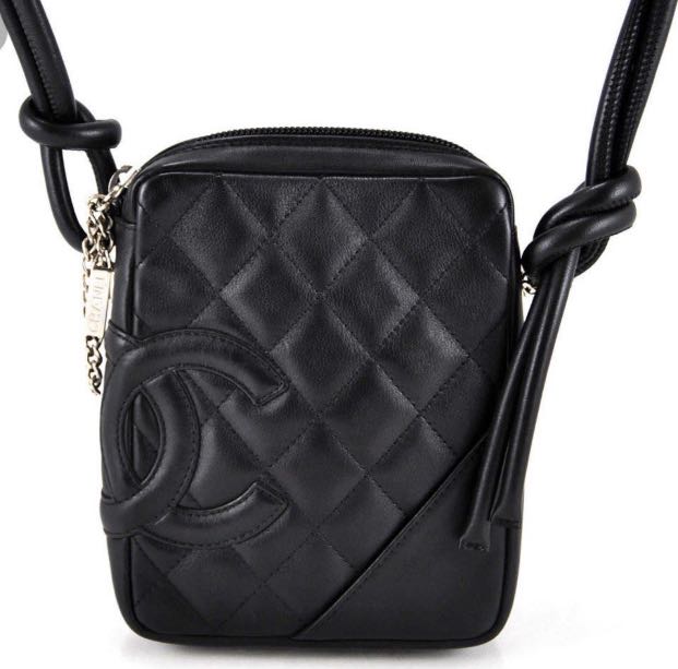 Chanel Cambon Crossbody Bag Quilted Leather Medium