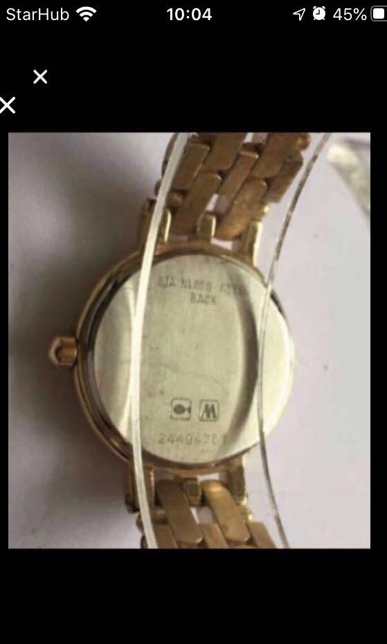 Special Offer Collectibles Item Authentic Vintage Ladies Gold