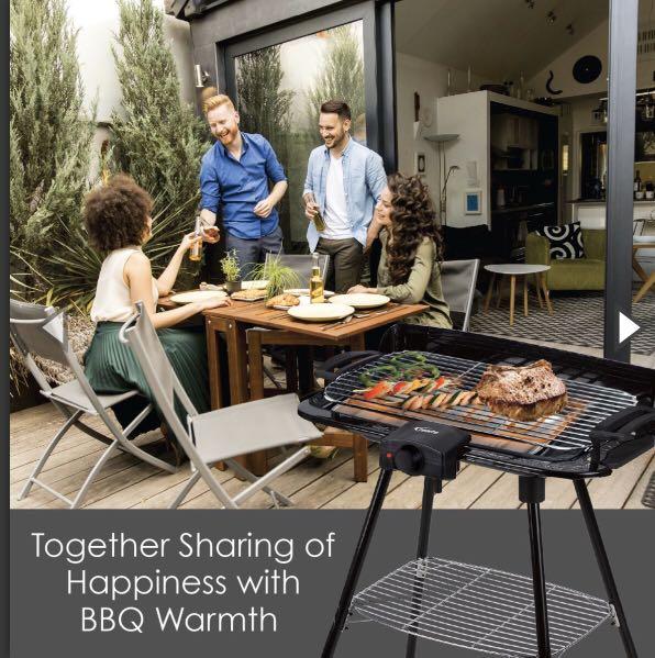Electric Barbecue Grill with stand BBQ Party For CHRISTMAS PARTY