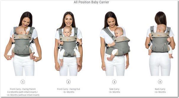 Ergo 360 2025 carrier newborn insert