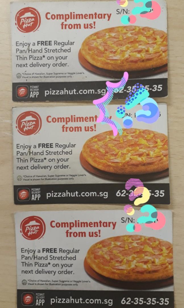 Free> Pizza Hut Coupon, Tickets & Vouchers, Vouchers on Carousell