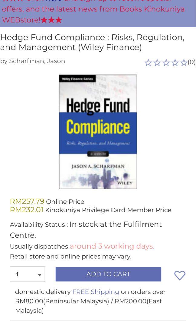 Hedge Fund Compliance, Hobbies & Toys, Books & Magazines