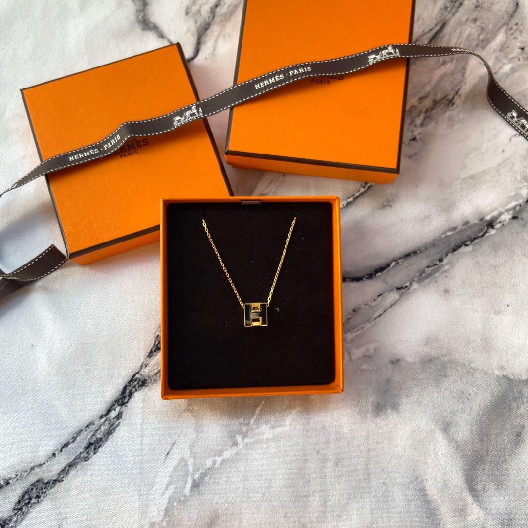 Hermes cage h necklace clearance