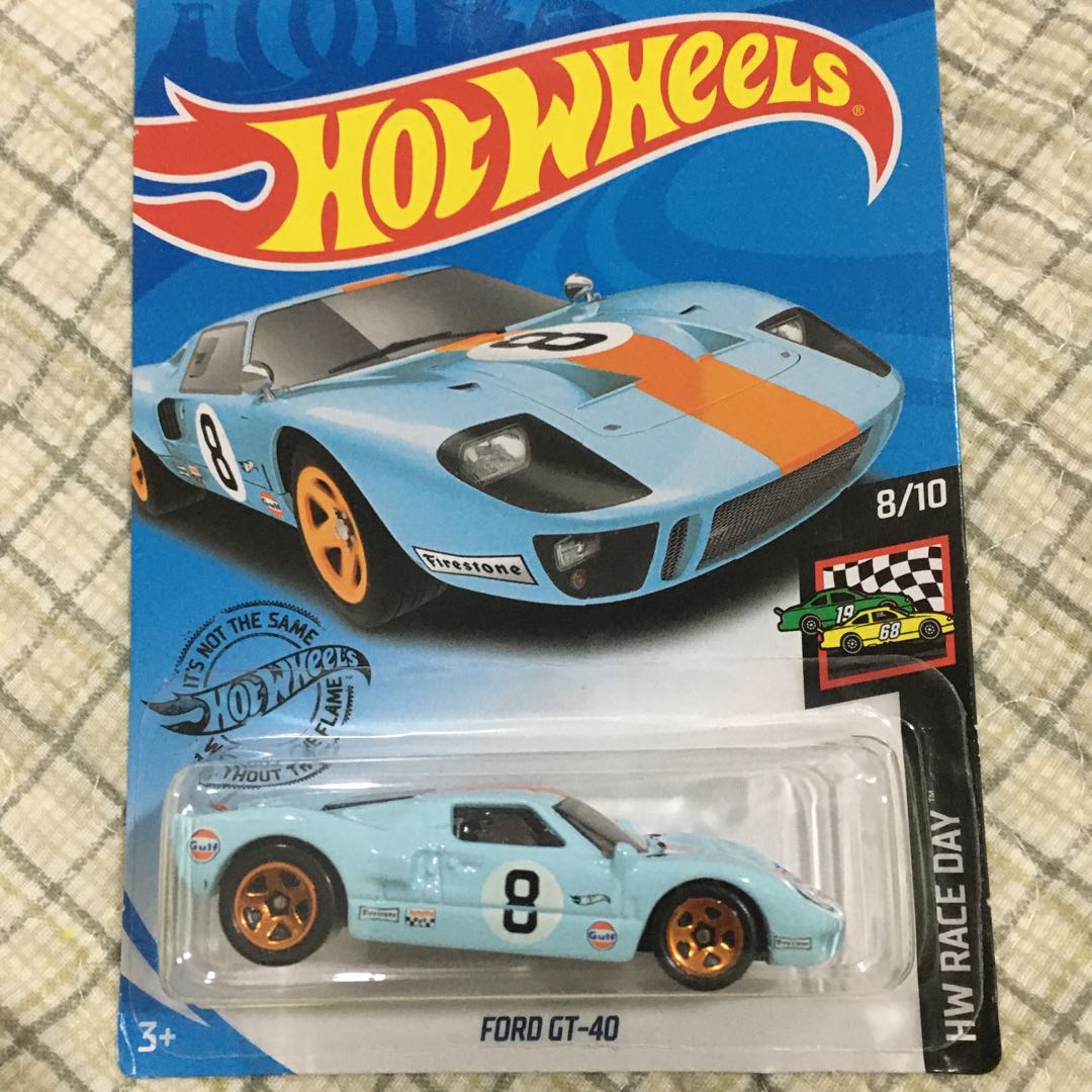 Hot Wheels Ford Gt40 Gulf, Hobbies & Toys, Toys & Games On Carousell