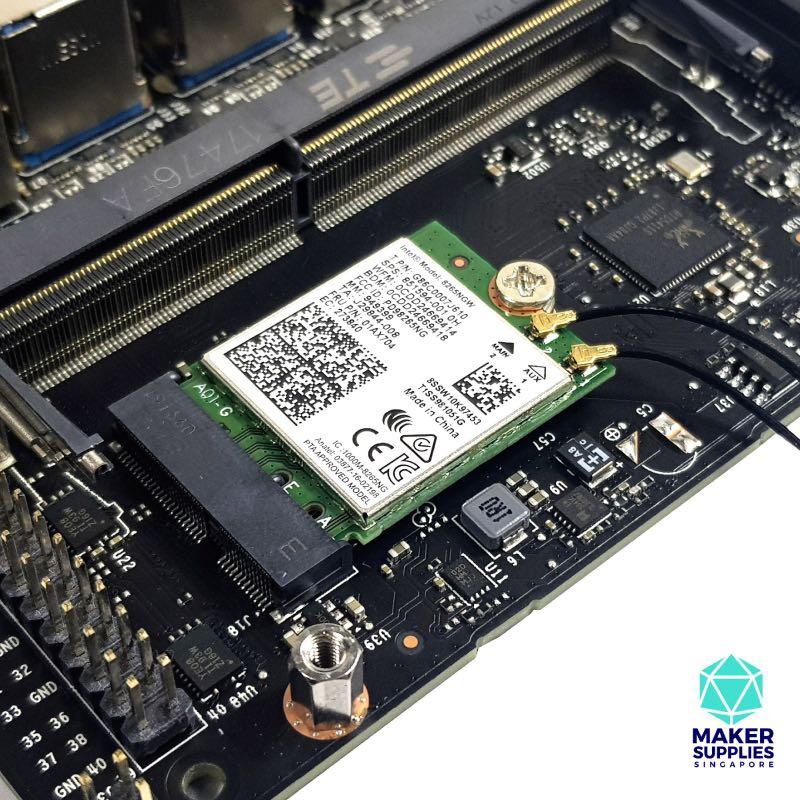 Intel Dual Band Wireless AC 8265 Module with Antennas suitable for NVIDIA Jetson Nano Developer