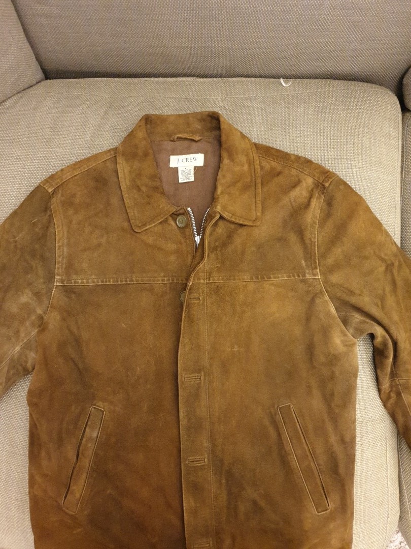 J crew men's leather jacket store