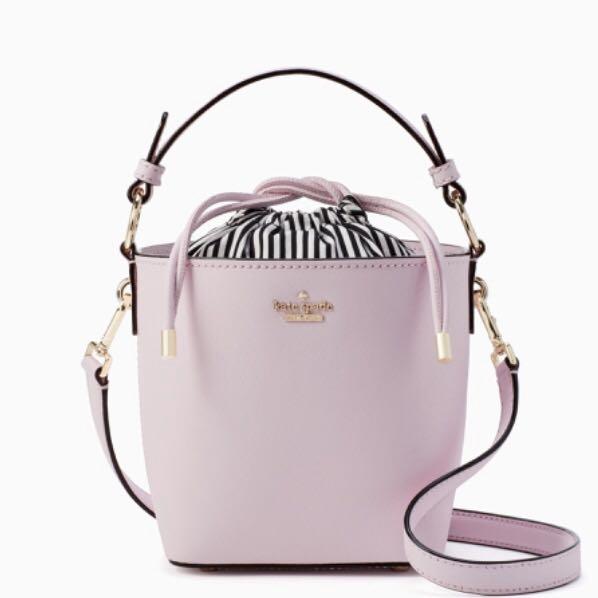 Kate Spade Cameron Street Pippa Bucket Bag Slingbag Crossbody Pink Lemonade Women s Fashion Bags Wallets Cross body Bags on Carousell