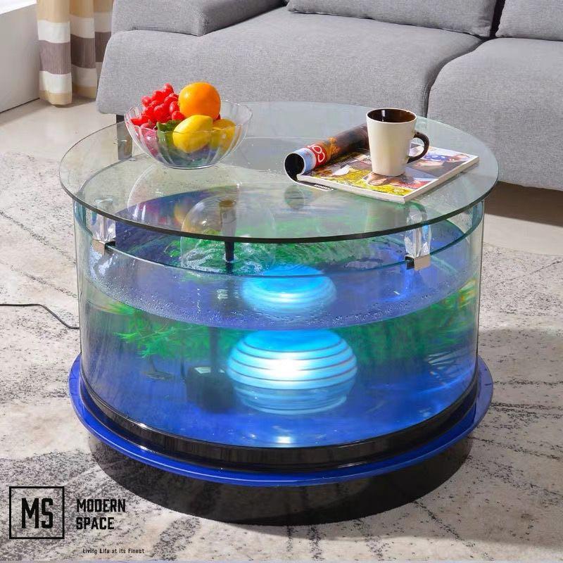 KOLINE Coffee Table x Fish Tank CST32 Furniture Home Living Furniture Tables Sets on Carousell