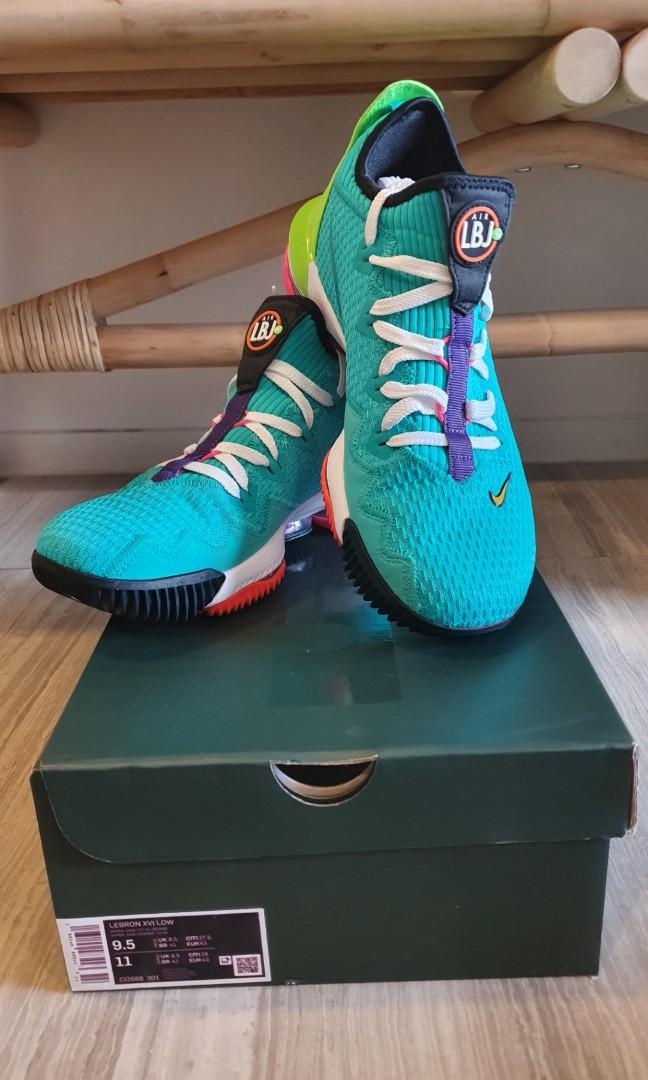 lebron 16 hyper jade