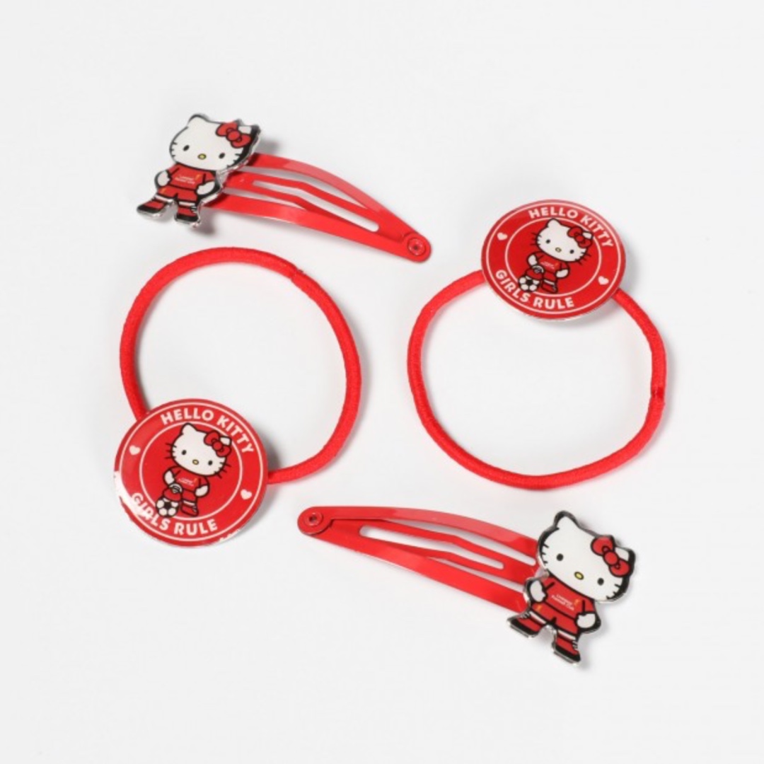LFC Hello Kitty Hair Clip And Bobble (利物浦 x Hello Kitty 髮夾/ 橡筋 set, 寵物