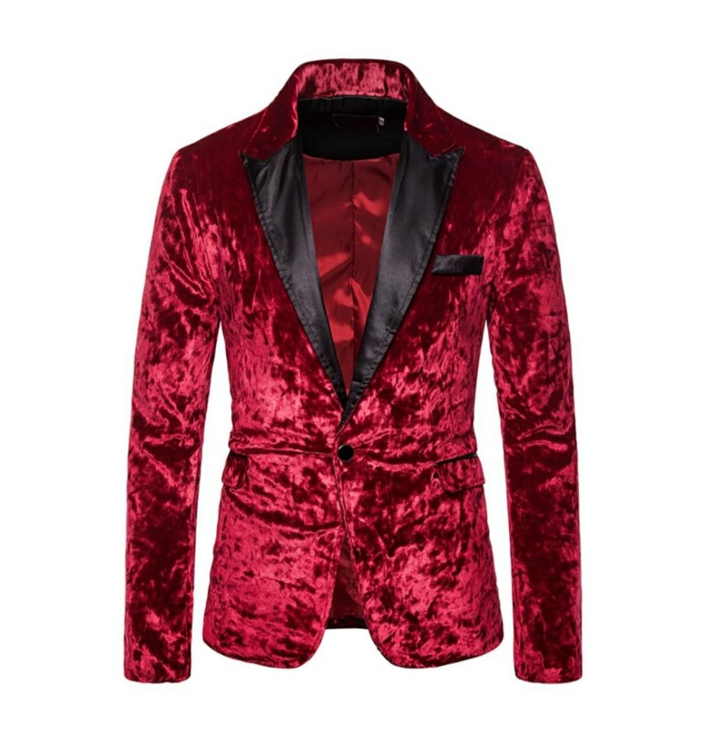 Red shiny blazer new arrivals