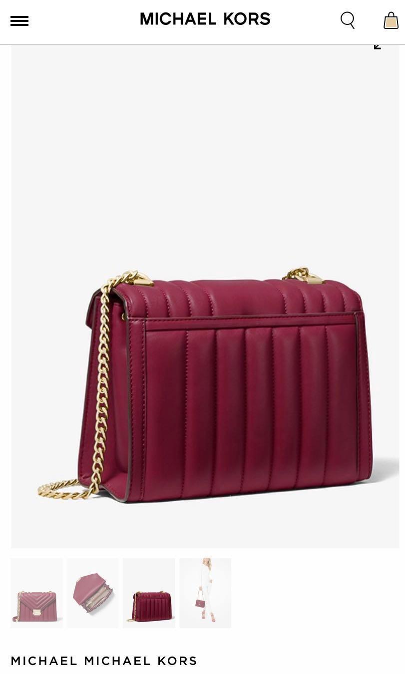 Michael kors whitney petal quilted leather shoulder bag new arrivals