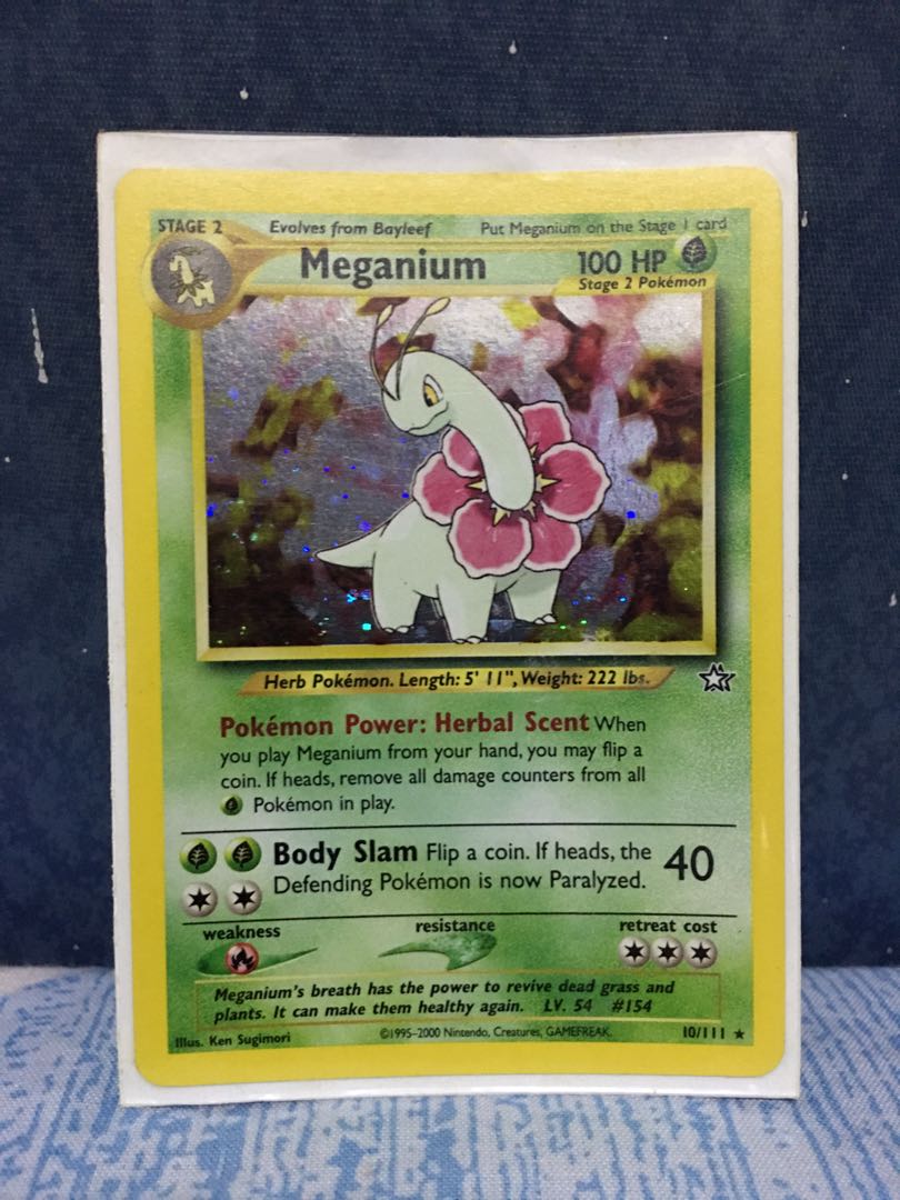 pics Meganium Pokemon Card 10/111 carousell