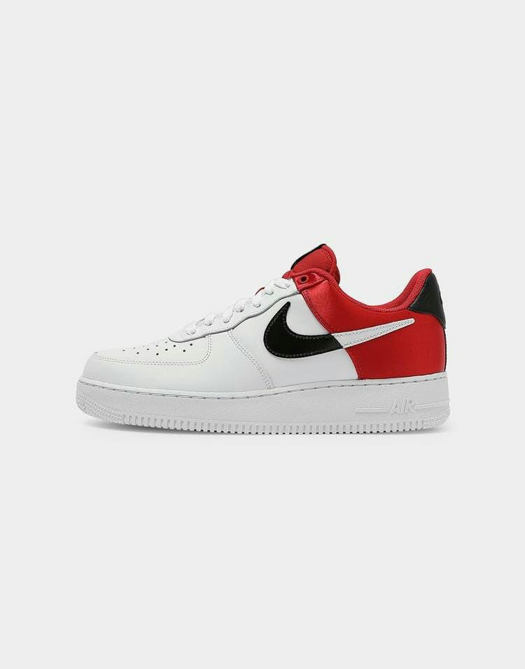 Nike air force 1 07 lv8 red white clearance