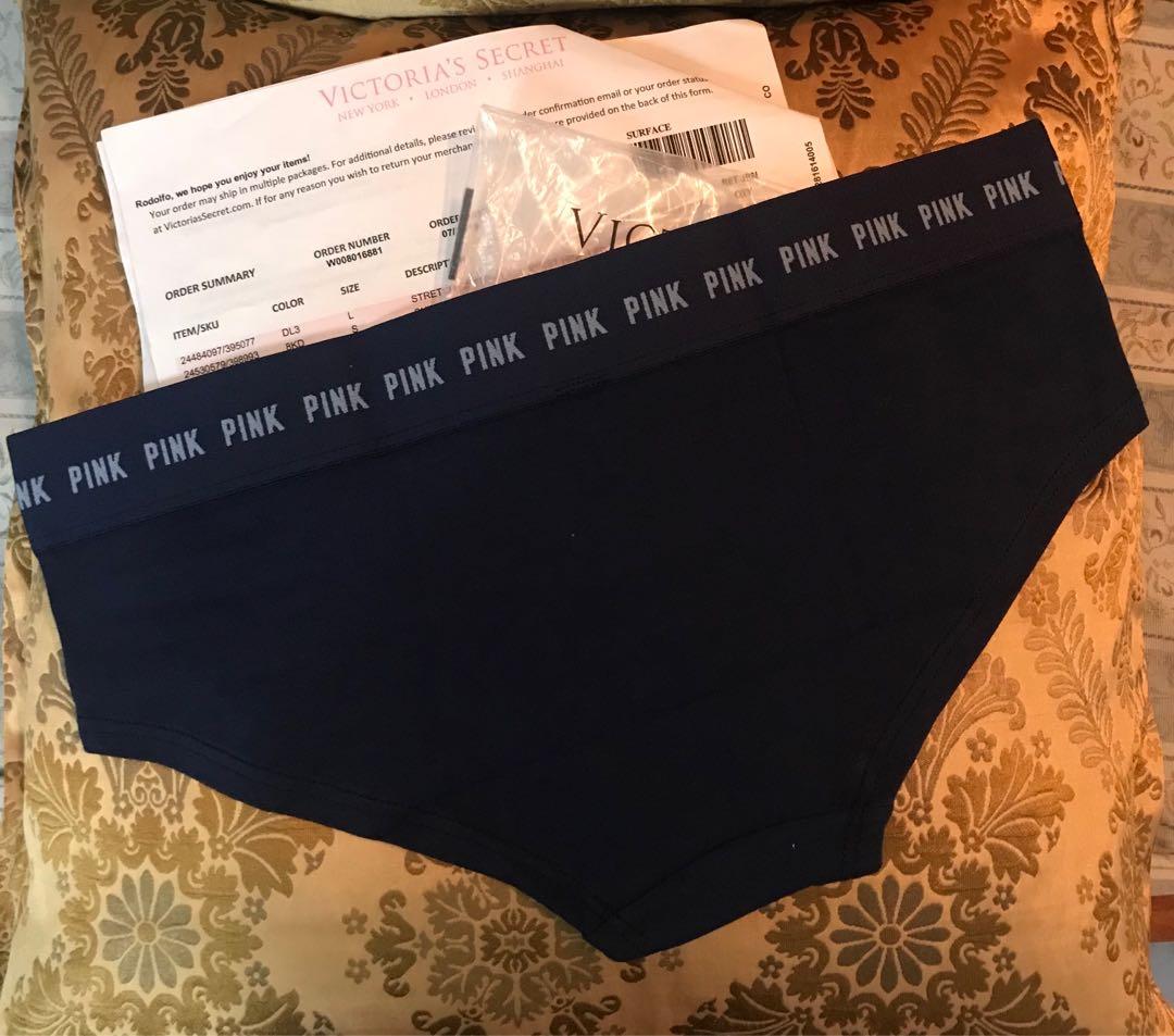 PINK by Victoria Secret Logo Hipster Panties, Women's Fashion ...