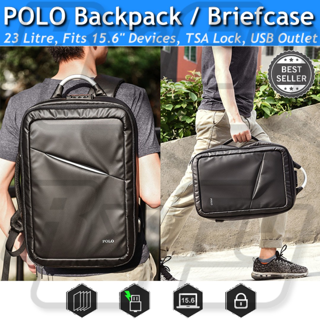 Polo fashion bag lock sales