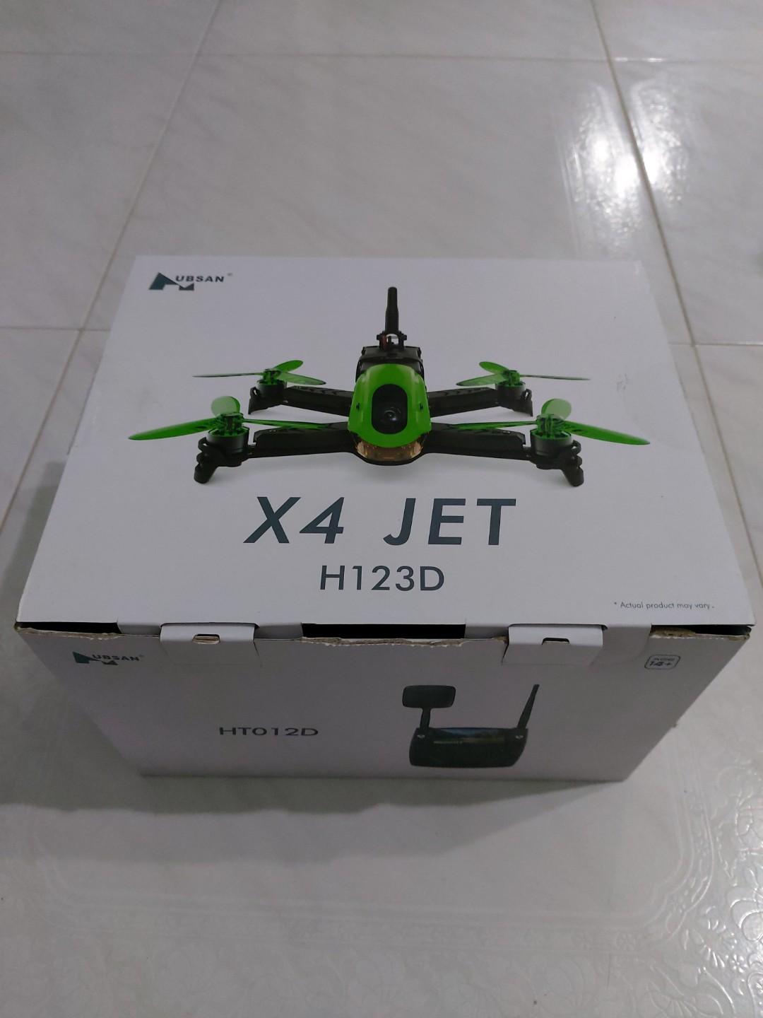 Racing Drone Hubsan X4 JET H123D Photography Drones on Carousell