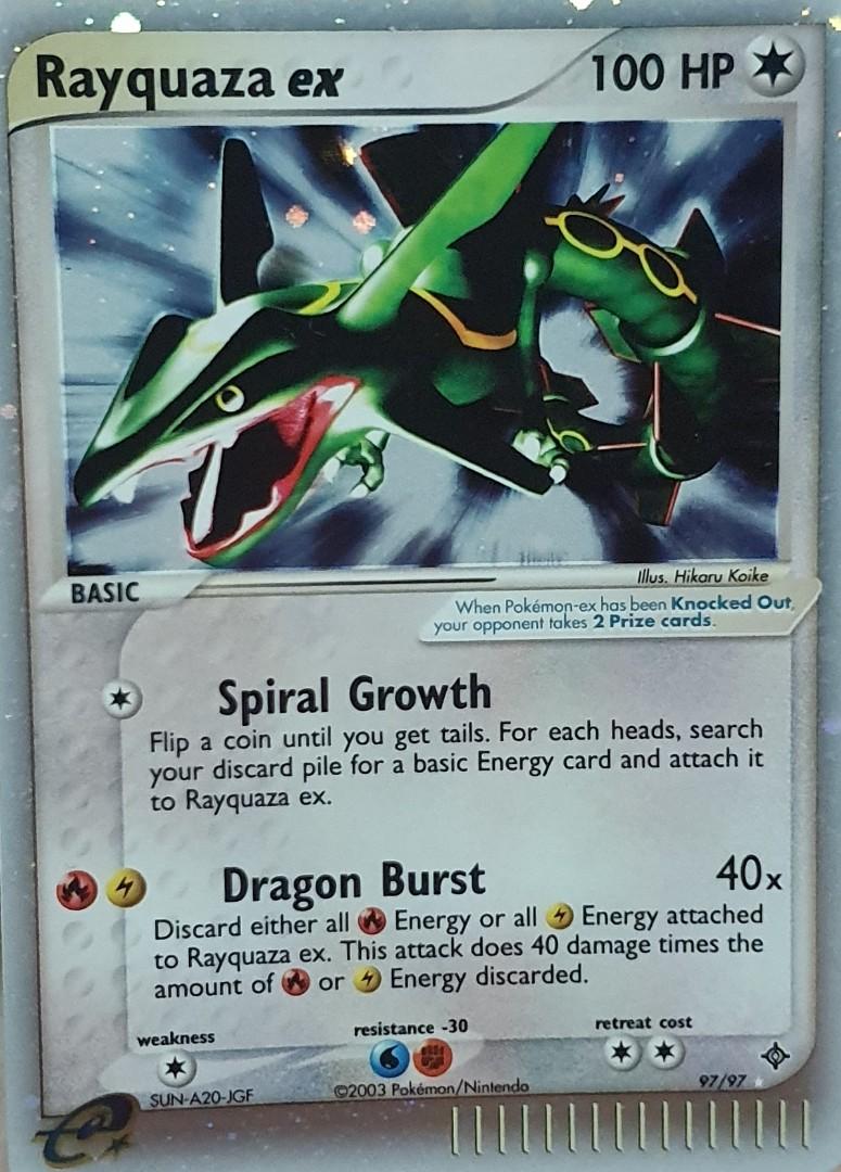 Shiny Mega Rayquaza EX Full Art (Ancient Origins), Hobbies & Toys, Toys &  Games on Carousell