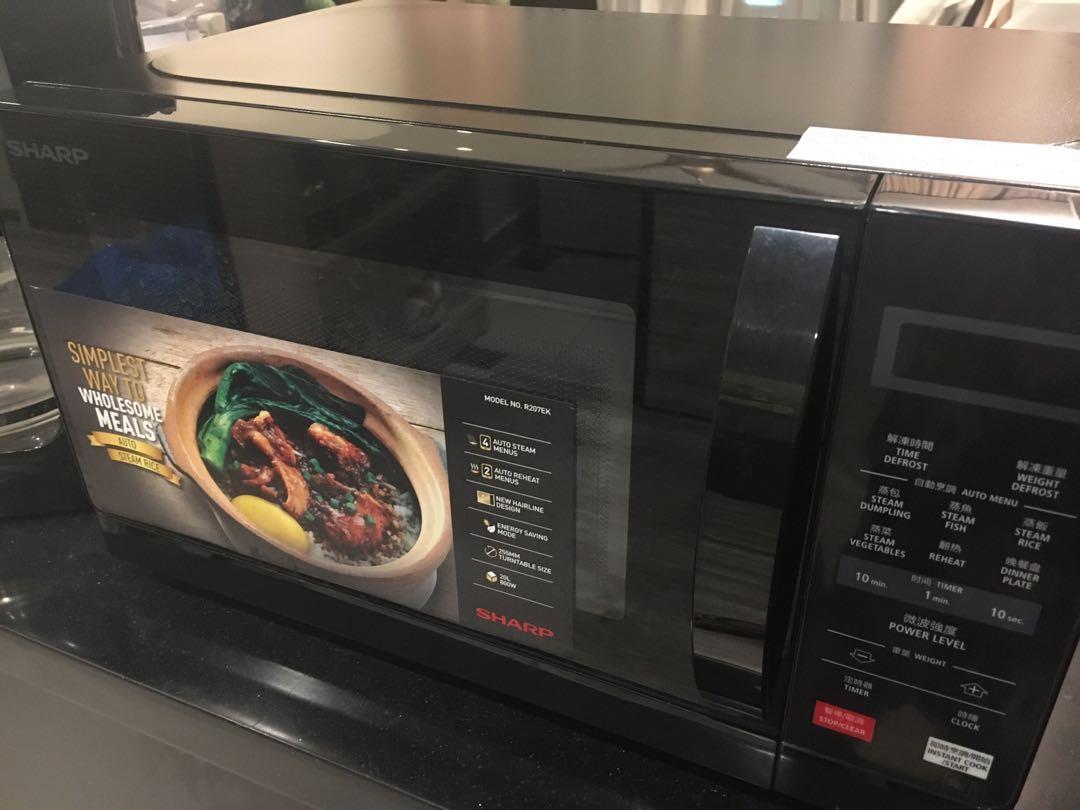 SHARP 20L R207EK Microwave, TV & Home Appliances, Kitchen Appliances