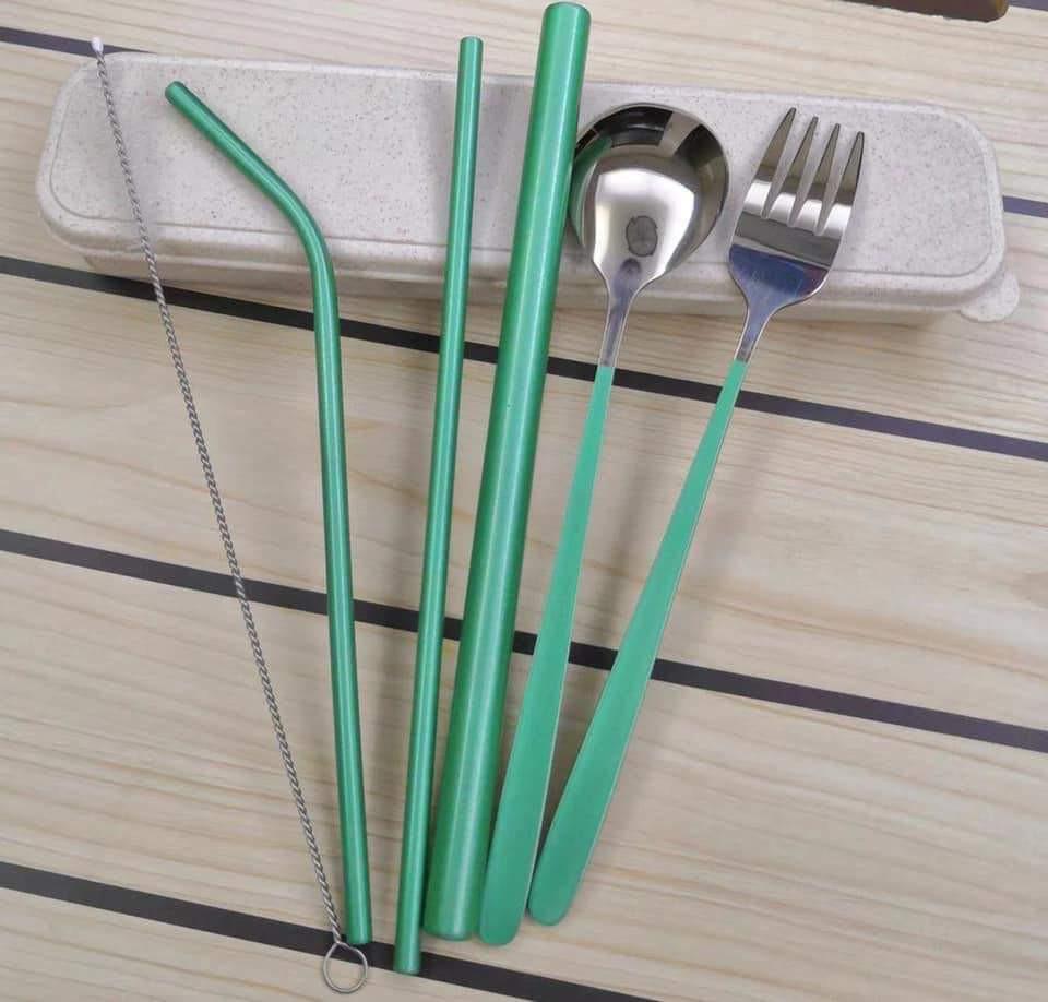 Stainless spoon and fork pastel colors (Category: Home Improvement Tools & Accessories) located in Cavite. Submitted by ms.lavander (Listing ID 263540641, Image 2). Description: 💜 Stainless spoon and fork and straw with pastel color with hard case. 💜 I Want to lessen the use and disposal of plastic spoon and fork, this is one of the things I thought would help make it happen and I want to share it with you. 💜 Available colors: pastel blue past