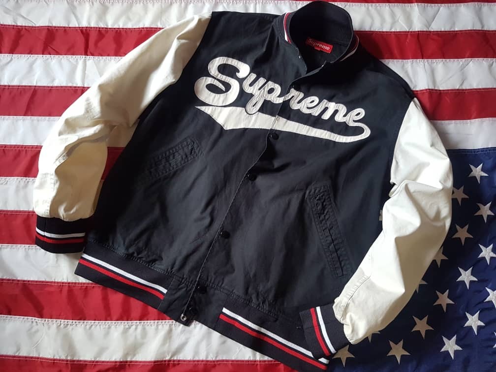 Supreme varsity jacket sales