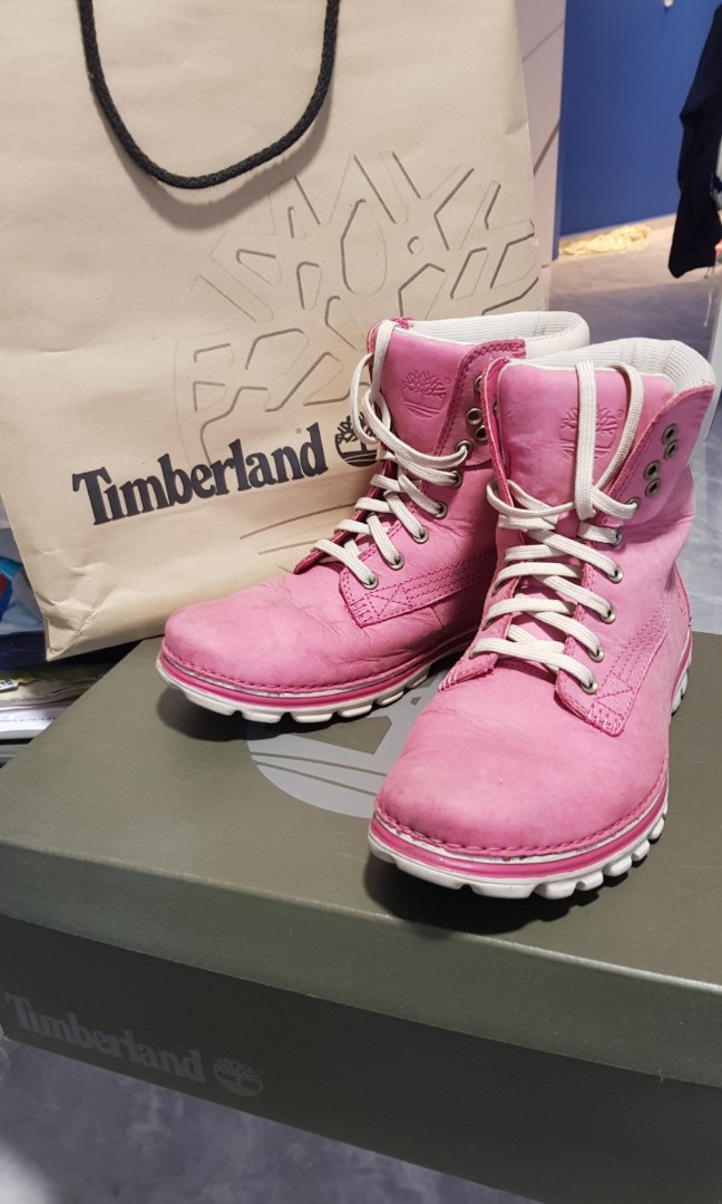 Pink timberlands size 5 clearance