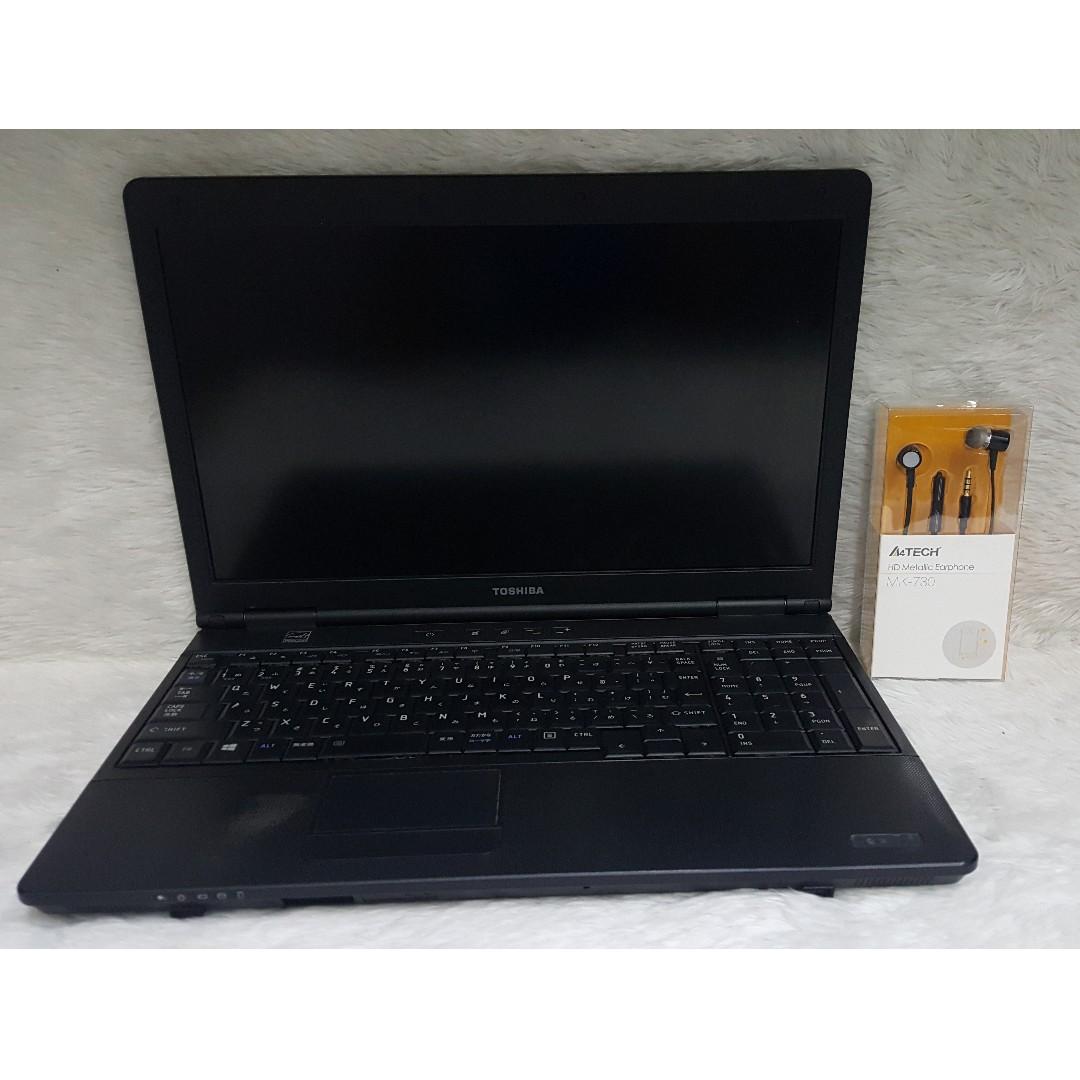 Toshiba Dynabook Satellite B552 F 15 6 Inch Lcd Display Laptop With tech Mk 730 Earphone Electronics Computers Laptops On Carousell