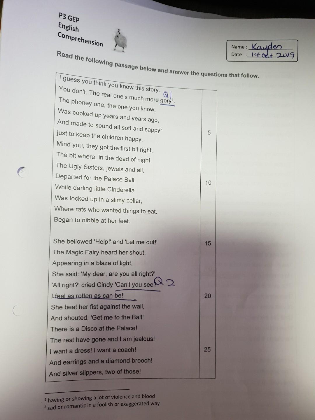 used p3 gep prep worksheets on english math general ability 6 months of worksheets 50 hobbies toys books magazines assessment books on carousell
