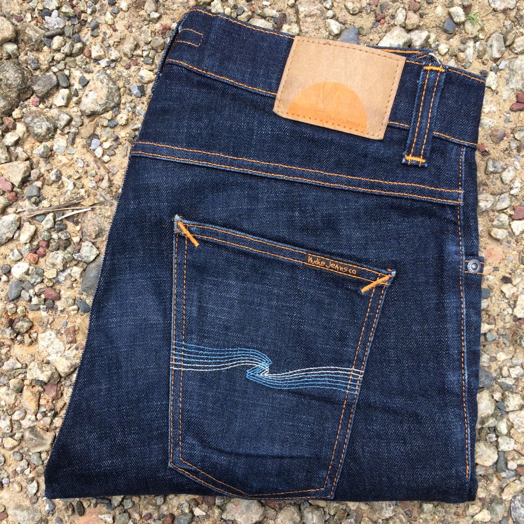 W 32 L 43.7 Nudie Lean Dean Dry Aquamarine Everything Else