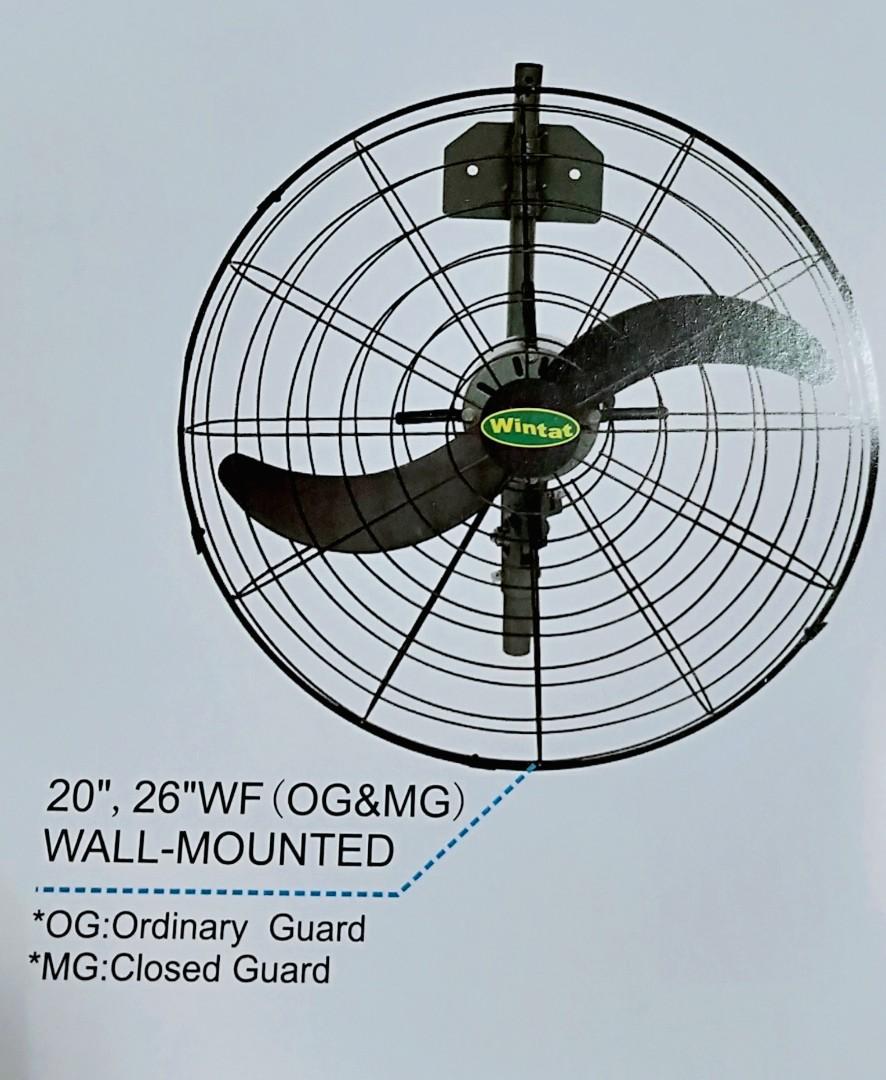 Wintat Industrial Wall Mounted Fan 26 Car Accessories Car Workshops Services On Carousell