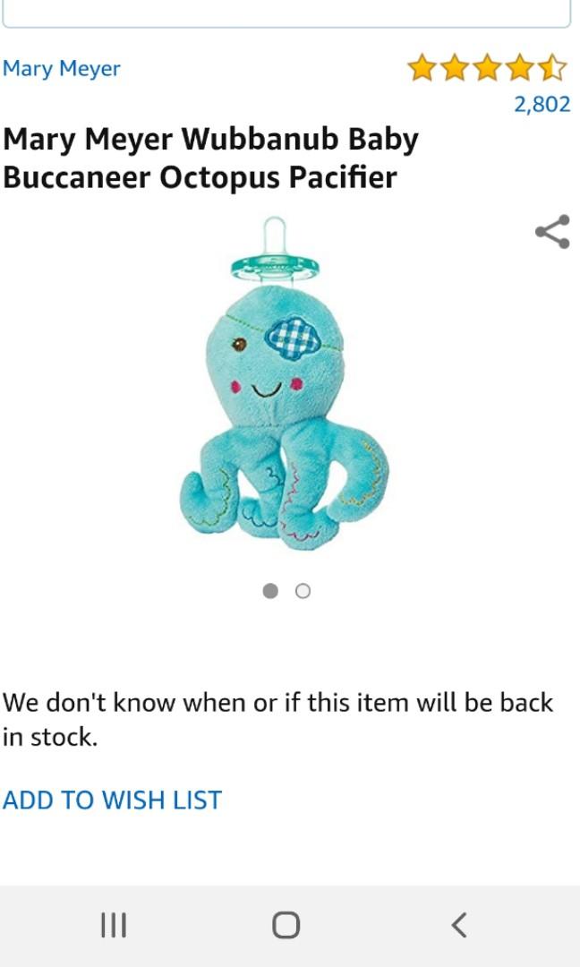 Wubbanub clearance octopus pacifier