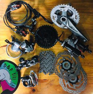 groupset alivio 9 speed hydraulic