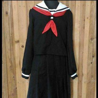 Black Japanese Seifuku / Uniform Cosplay Costume