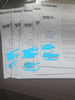 tiket DWP 2019 langsung Gelang DP 500 only
