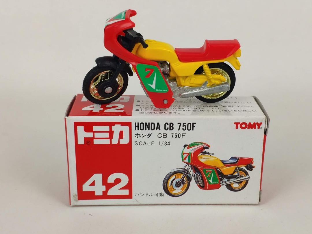 中古紅字中製tomy Tomica 42 號honda Cb 750f M94 玩具 遊戲類 玩具 Carousell