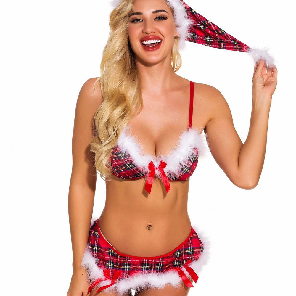 Christmas bra set clearance