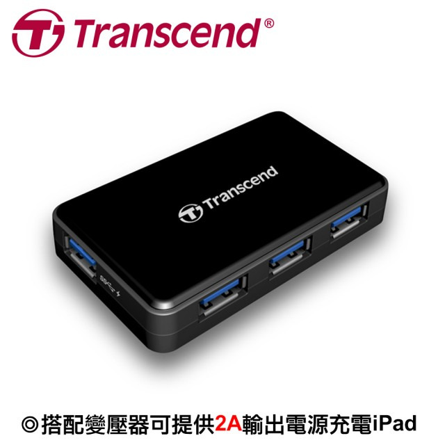 創見 TS- HUB3K 極速 USB 3.0 4埠Hub 附變壓器 附傳輸線, 電腦及科技產品, 電腦周邊產品, 硬碟及儲存裝置在旋轉拍賣