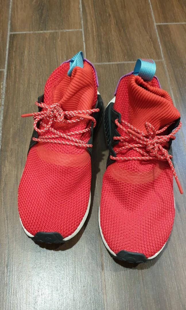 Adidas NMD red high cut sneaker Men s Fashion Footwear Sneakers
