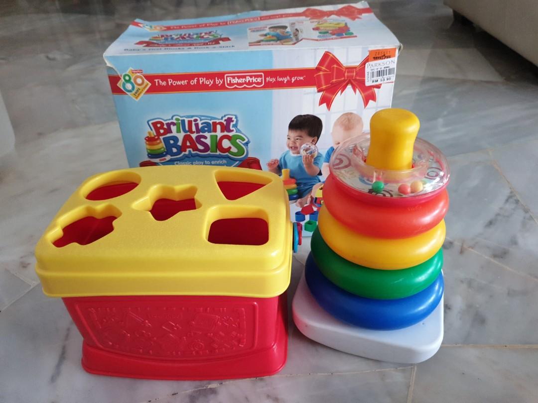 Baby blocks and rock a stack, Babies & Kids, Infant Playtime on Carousell