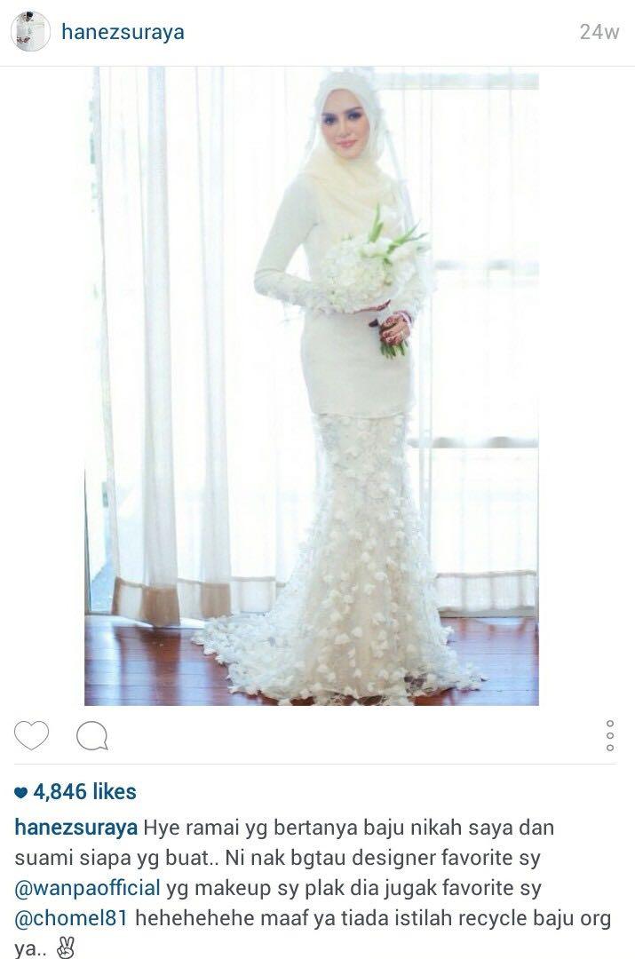Baju Nikah Ala Hanez Women S Fashion Bridal Wear On Carousell
