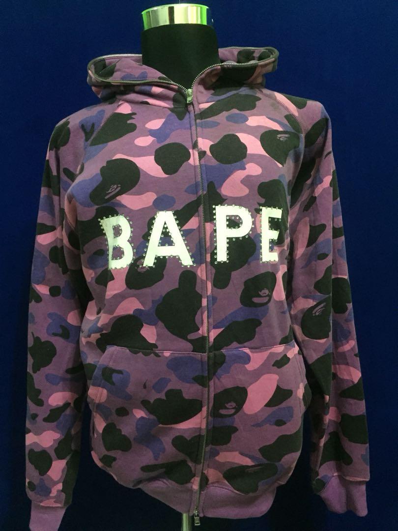 Bape A Bathing Ape Sweater Full Print Cover Men S Fashion Clothes Tops On Carousell