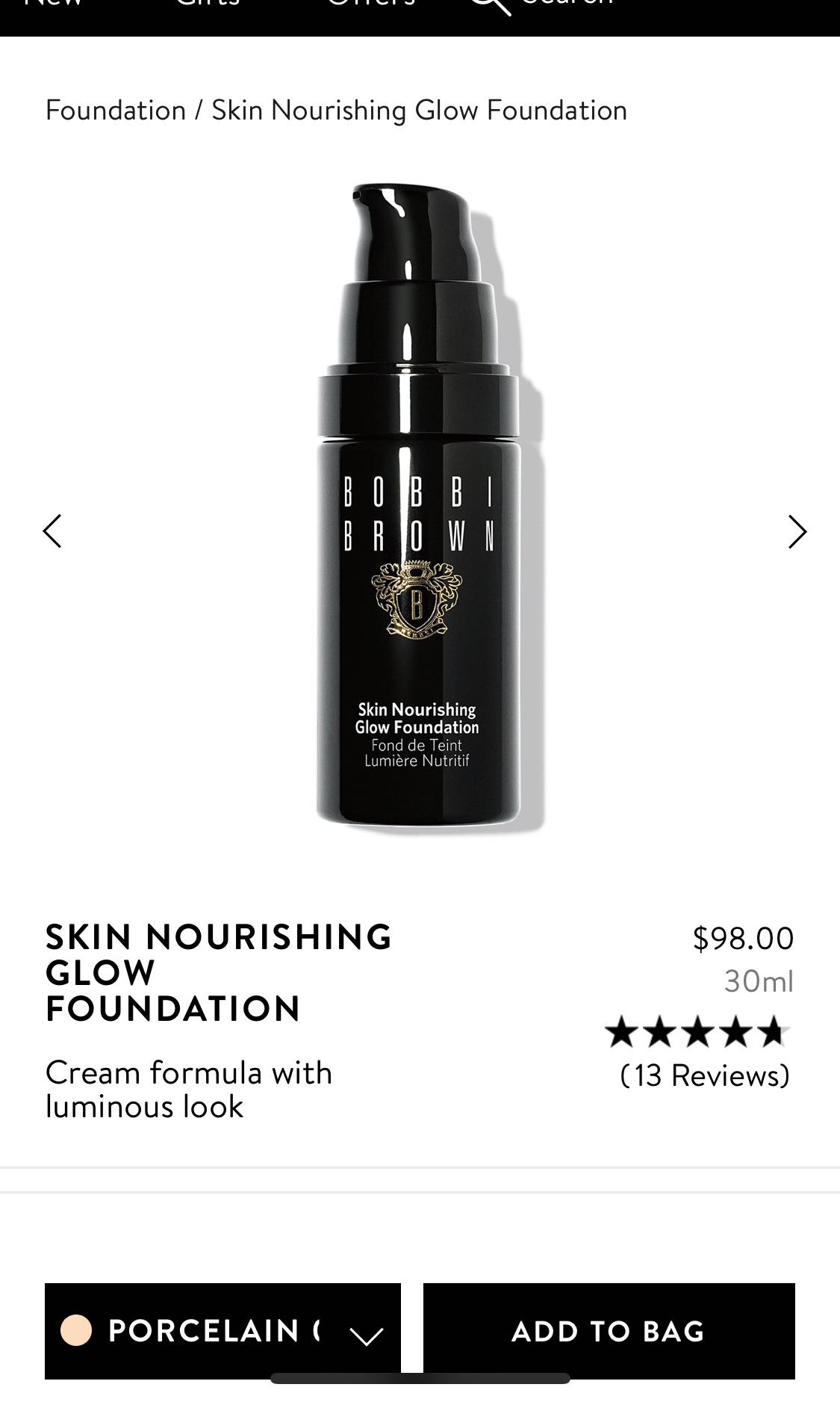 white glow foundation