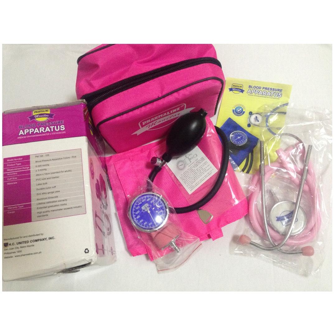 Blood Pressure BP Apparatus Set Aneroid & Stethoscope Pharmaline ...