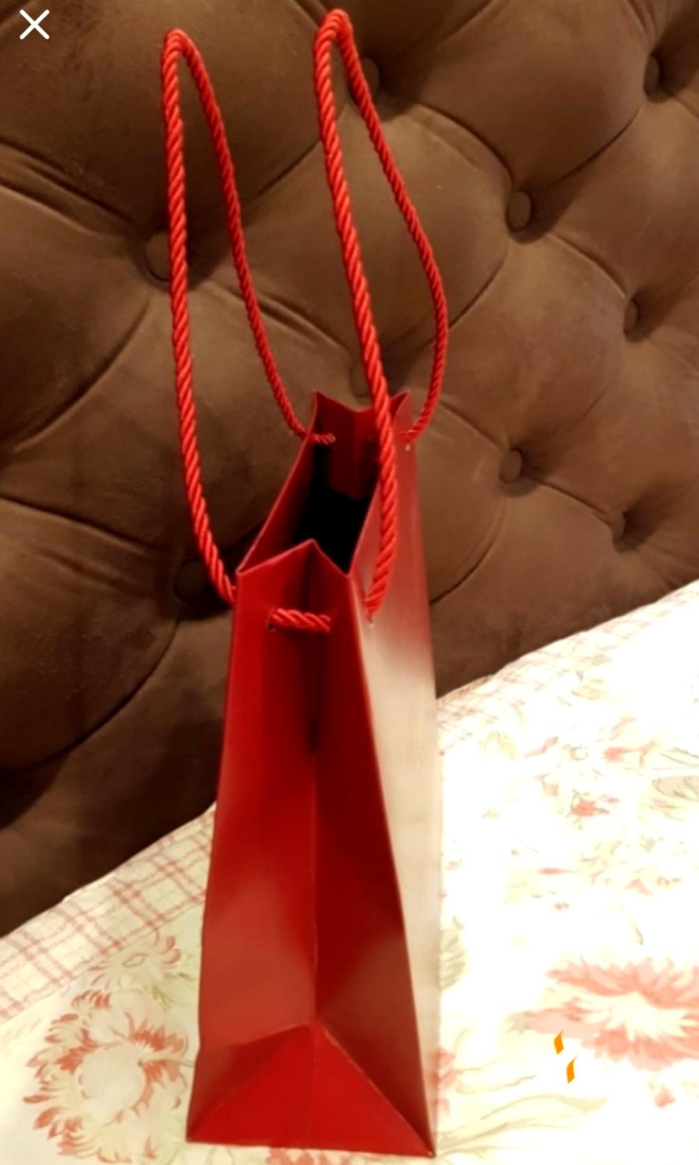 Authentic Cartier , Shipping gift bag, Measures 12.5