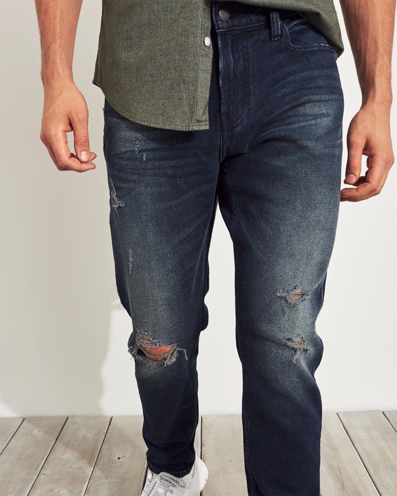 hollister epic flex taper jeans