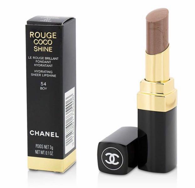 Chanel Lipstick Rouge Coco Shine 54 Boy, Beauty & Personal Care, Face,  Makeup on Carousell