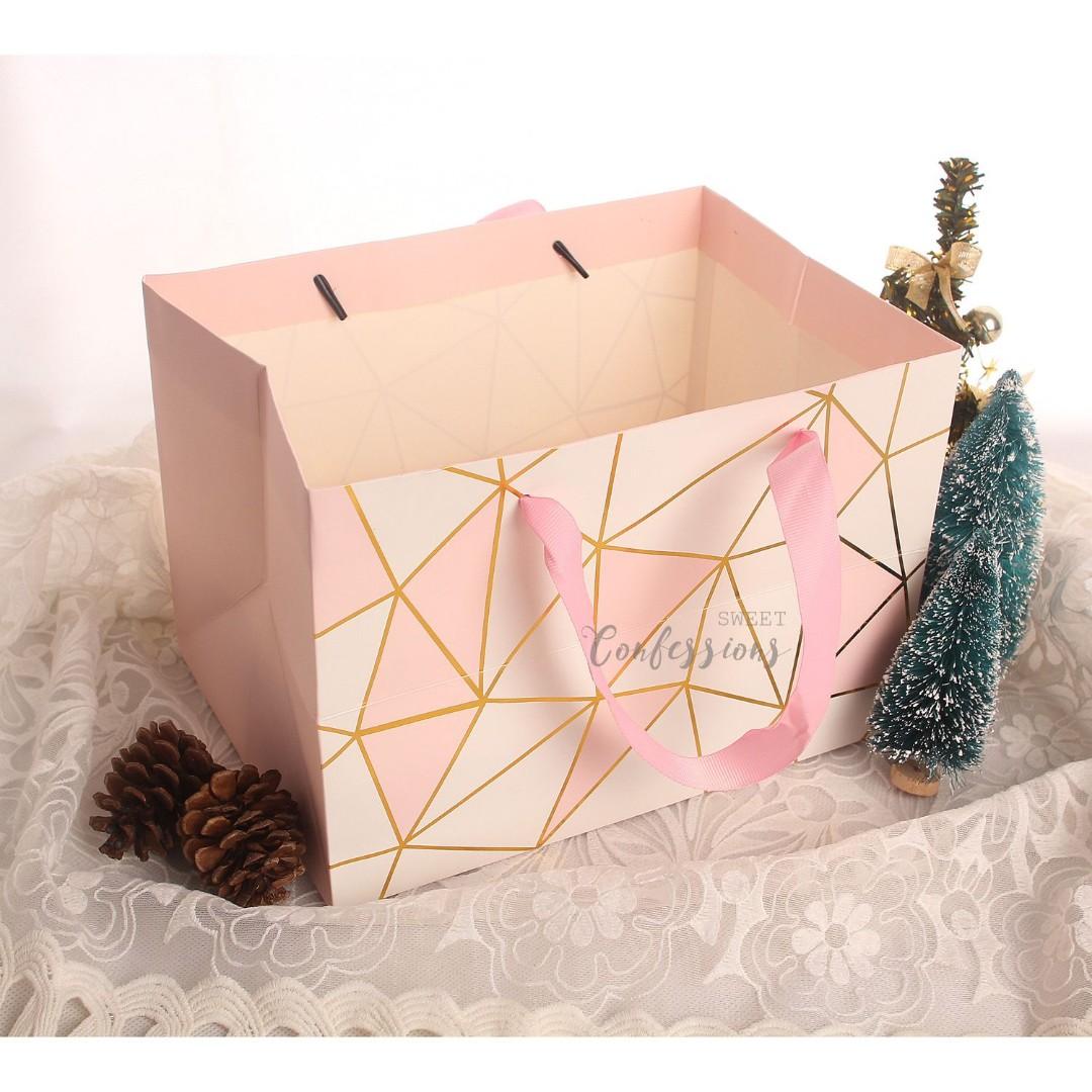 Christmas packaging gift box brownie pastries cake box