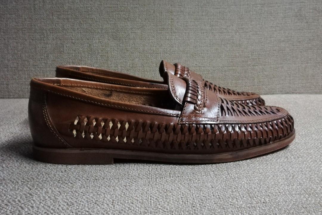 dune woven loafers
