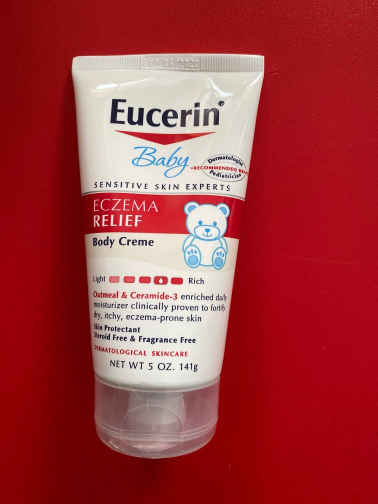 Eucerin Baby Eczema Relief Body Cream Expiry June 2020, Babies & Kids