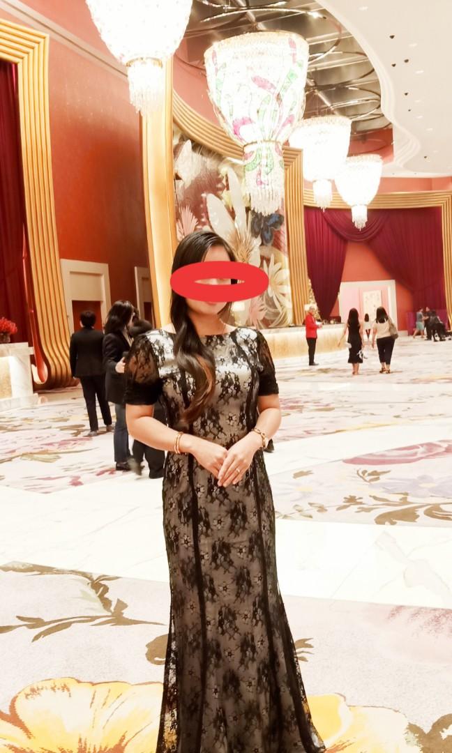Full lace black GOWN 4RenT (Category: Evening dresses & gowns) located in San Pedro. Submitted by czars (Listing ID 263734472, Image 1). Description: Floor lenght for 5-5.3 ft in ht. A statuesque full lace black gown in back seethru... RENTAL FEE: 1500 (good for 3days) SECURITY FEE: 1500 (refundable upon return) Failure to return on due date: Add'l 30% of rental fee for every succeeding days. Note: any damages will be deducted to security fee. Re